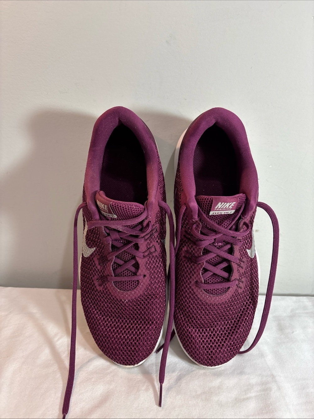 Nike Training Women's Sneakers in Plum. 9/3